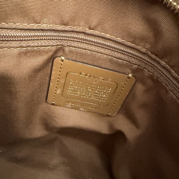 Coach Chestnut Leather Tote Bag - Picture 5 of 7